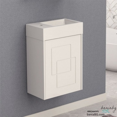 Inter Ceramic Долен конзолен pvc шкаф за баня icp 4530 new