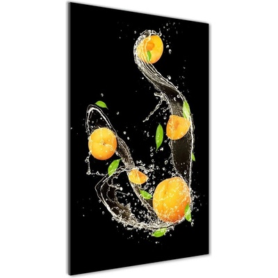 Vertikálny foto obraz sklo tvrdené Pomaranče 50x100 cm