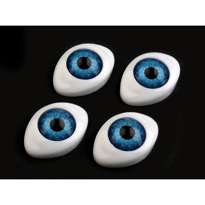 Očička nalepovací 16 x 23 mm - 2ks modré