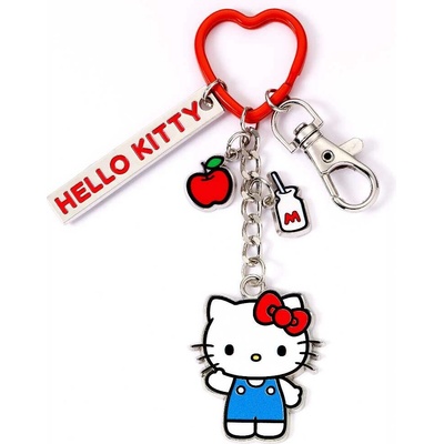 Prívesok na kľúče Hello Kitty s přívěsky