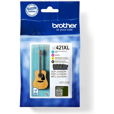Brother Тонер касета, Brother, LC421XLVAL, 4 в 1: XL Черен, Жълт, Циан, Магента (LC421XLVAL)