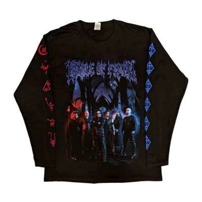 Cradle Of Filth Unisex Long Sleeve T-shirt: Existence Band back & Sleeve Print
