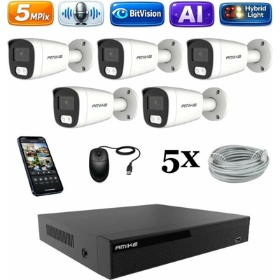 Amiko IP 5 kamerový set Ai Dl Tube 1501K5