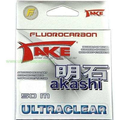 Lineaeffe Take Akashi Ultraclear fluorocarbon 50m 0,22mm 9kg