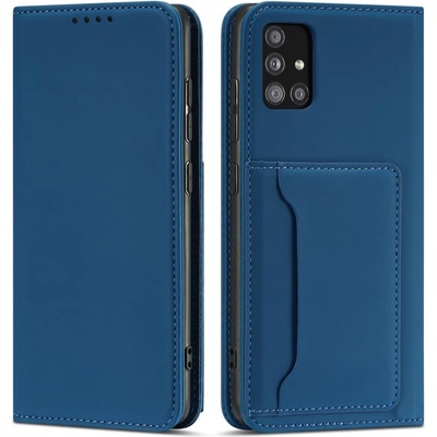 HQWear Калъф с отделение за карти Magnet Card Case за Xiaomi Redmi Note 11 Pro, син (9145576251232)