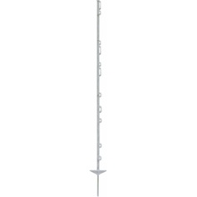 Sloupek plastový pro elektrický ohradník, délka 156 cm, 11 oček, bílý