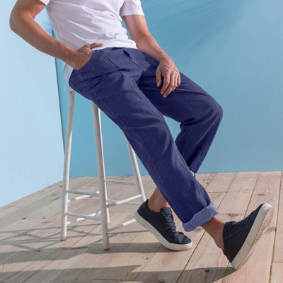 Blancheporte kalhoty z lehkého denimu denim