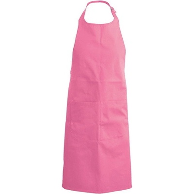 Kariban Vintage K885 Zástera s dvojitým vreckom dark pink