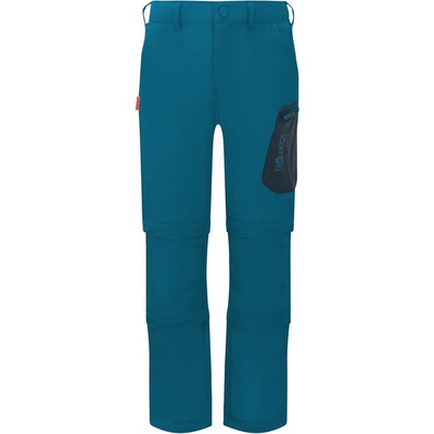 Trollkids Детски панталон със свалящи крачоли Trollkids Kid's Preikestolen Double Zip-Off Pants Zip-off trousers - Atlantic Blue / Dark Navy - размер 110 (EU) (701-2961-0113)