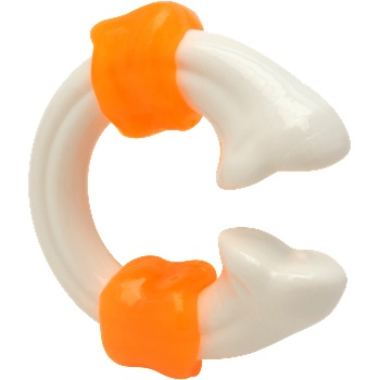 Gimborn GimDog INTERACTIVE-BONES - Играчка за кучета. Подходяща за дъвчене, с аромат на ПИЛЕШКО, 10.8 см. Помага за почистване на зъбите и упражняване на челюстните мускули. Особено издръжлива