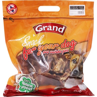 GRAND Dog poch. Suš. Mňamka ucho vepřové 500 g