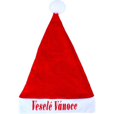 RAPPA Čepice vánoční s nápisem Veselé Vánoce