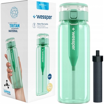 Wessper ActiveMax Clarti Glass 0,68 l zelená