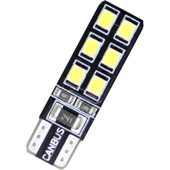 Лед крушки тип T10 с 12 диода - Canbus (T10CAN12SMD)