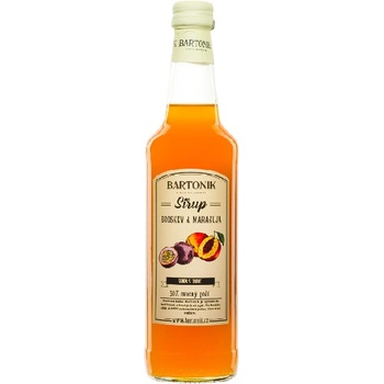 Bartonik Sirup broskev & maracuja 60% 0,5 l