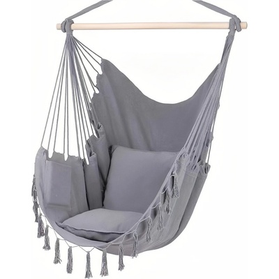 2Kids Toys Závěsné houpací křeslo šedé