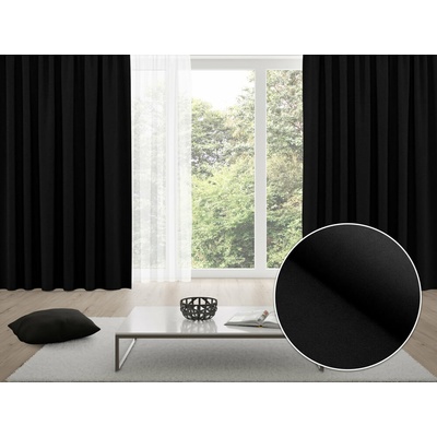 Biante Zatemňovací záves Blackout BKU-116 Čierny - šírka 270 cm 270x240 cm