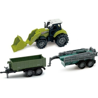 Wiky Vehicles Traktor s príslušenstvom a efektmi 17 cm