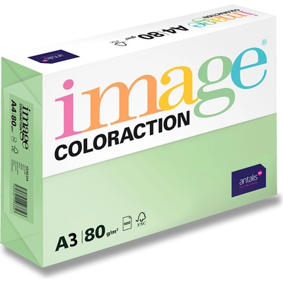 Papír barevný A3 80 g Image Coloraction MA42 Java středně zelená 500 ks