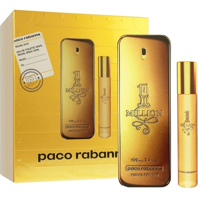Paco Rabanne 1 Million EDT 100 ml + EDT 20 ml pre mužov darčeková sada