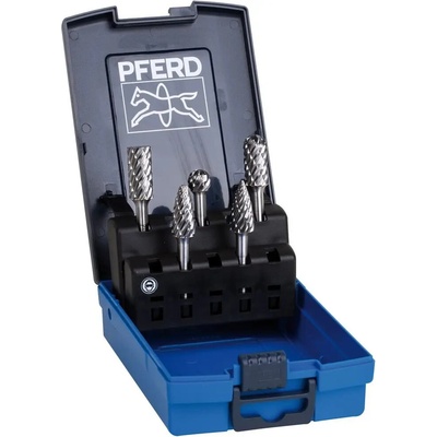 Pferd 1812 STEEL Sada 10 ks stopkových fréz z tvrdokovu