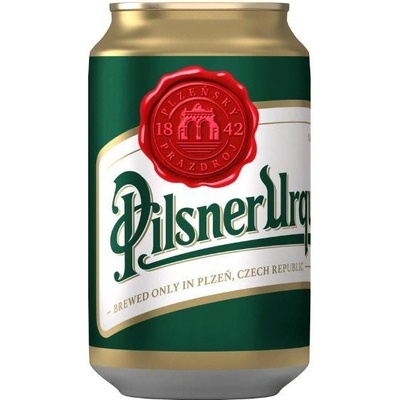 Pilsner Urquell světlý ležák 12° 4,4% 0,33 l (plech) – Zboží Dáma