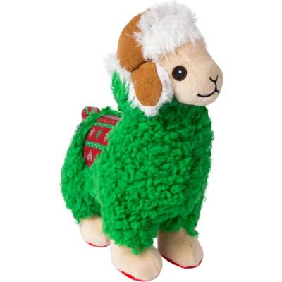 Kong Holiday Sherps vianočná plyšová lama 21 cm