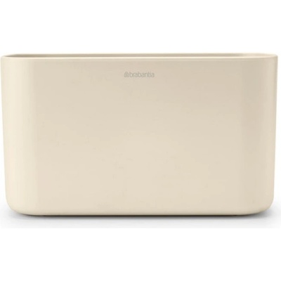 Кутия за аксесоари за баня Brabantia ReNew 1006270, Устойчива на корозия, Вътрешен разделител, Противоплъзгаща основа, Бежов (1006270)