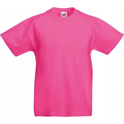 Fruit Of The Loom tričko Valueweight T růžová fuchsiová