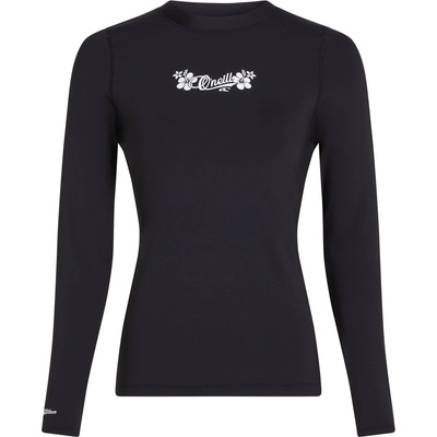 O'Neill Дамска плажна тениска от ликра O'Neill Women's Skins L/S Lycra - Black Out (150-6559-0212)