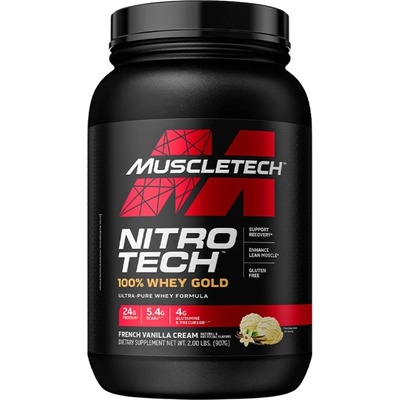 MuscleTech Nitro Tech / Whey Gold [1020 грама] Ванилия