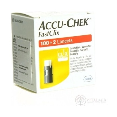 Accu Chek FastClix zásobník lancetový do odberoveho pera 17 x 6 lanciet 102 ks