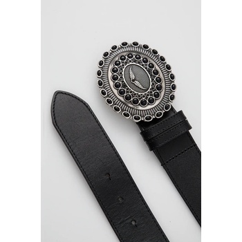 Zadig&Voltaire Кожен колан zadig&voltaire дамски в черно lwbt00279 (lwbt00279.19w.001)