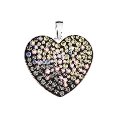Evolution Group Stříbrný přívěsek s krystaly Swarovski Moonlight 34243.3