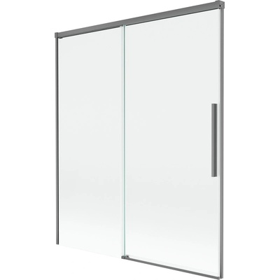 Mexen Rox двукрилен плъзгащ се параван за вана 140 x 150 см, прозрачен, gun metal (8C9-140-001-95-00)