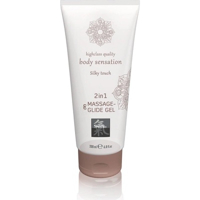 Shiatsu 2v1 Silky touch hodvábny masážny lubrikant 200 ml