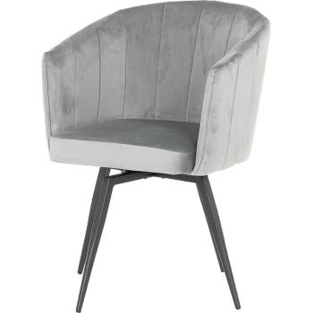 Carmen Трапезен стол venice - светлосив (3532130_1)