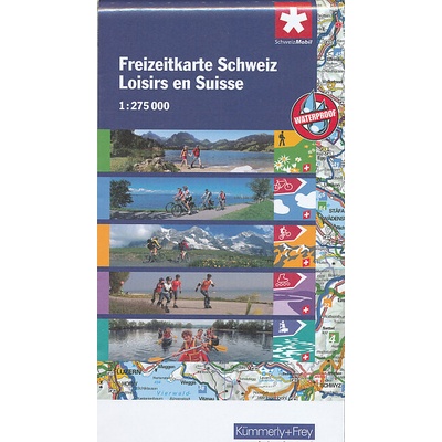 mapa Swiss Activity Map 1:275 t. voděodolná