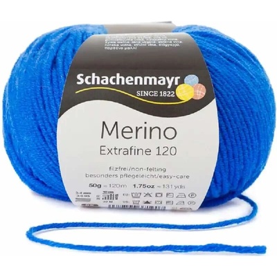 Schachenmayr Merino extrafine 120 Královská modrá 151