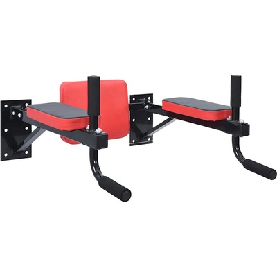 VidaXL Станция за дупка Черен и Червен 72, 5 x 70 x 31 см (42009159)