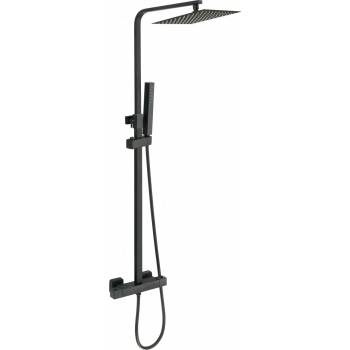 Inter Ceramic Термостатна душ система БЛЕЙК 6222b, регулируем, черен мат (6222b)