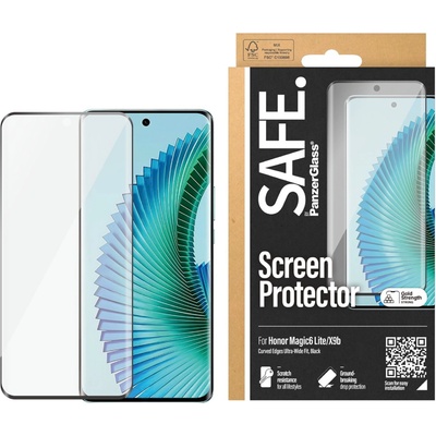 Panzer Стъклен протектор Safe за Honor Magic 6 Lite/X9B UWF- Черен