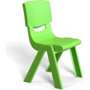 RFG Детски стол RFG Chico, пластмасов, с облегалка, 41 х 35 х 62 cm, зелен