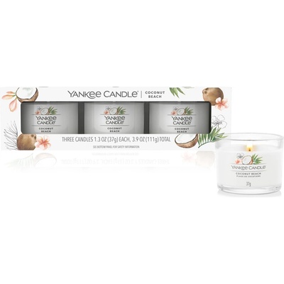 Yankee Candle Coconut Beach 3 x 37 g