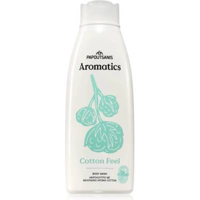 PAPOUTSANIS Aromatics Cotton Feel jemný sprchový gél 650 ml