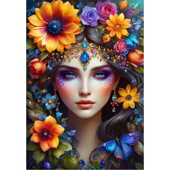 Alipson Puzzle - Puzzle The Flower Woman - 1 000 piese