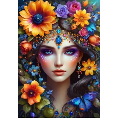 Alipson Puzzle - Puzzle The Flower Woman - 1 000 piese