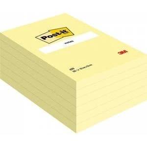 Post-it Adhesive Blocks Classic, 102 X 152 Mm (3M0525)