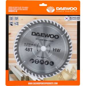 Daewoo Диск за дърво daewoo dwsb210-48, 210×20 мм, 48 зъба
