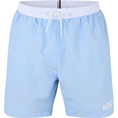HUGO BOSS Бански гащета Boss Men's Starfish Breathable Mesh Swim Shorts - LtBlue 451